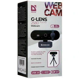 Веб-камера Defender G-lens 2580 1920x1080 черный - Сүрөт 7