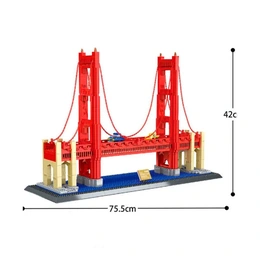 Конструктор Wange Мост Золотые Ворота - Сүрөт 1