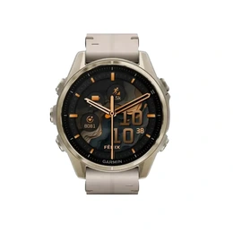 Часы Garmin Fenix 8 43 мм Amoled Sapphire, Titan Gold - Сүрөт 2