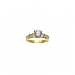 Кольцо в красном золоте 585, размер 19,5, вес 3,01 г - Сүрөт 1