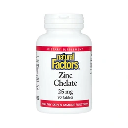Добавка Natural Factors Zinc Chelate, 25 мг - Сүрөт 1