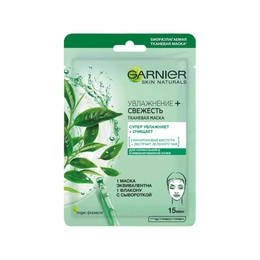 Маска для лица Garnier Увлажнение+Свежесть, 28 г - Сүрөт 1