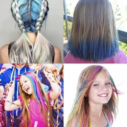 Мелки для волос Hair Color Comb, 10 цветов - Сүрөт 2