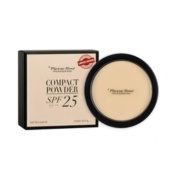 Пудра компактная Pierre Rene SPF 25, Тон 01 Crem, 8 г - Сүрөт 1