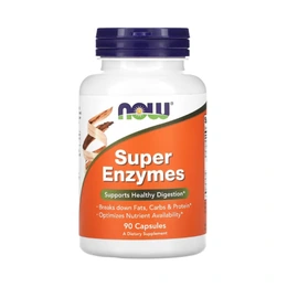 Суперферменты Now Super Enzymes, 90 таблеток - Сүрөт 1