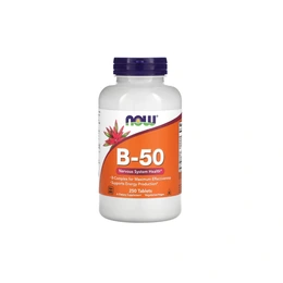 Пищевая добавка NOW B-50 Nervous System Health, 250 капсул - Сүрөт 1