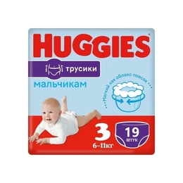 Трусики Huggies №3 (6-11 кг), 19 шт - Picture 1
