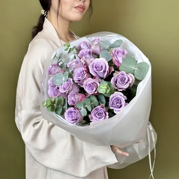 Букет из роз «Лила» - Сүрөт 1