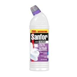 Средство чистящее Ультра белый Sanfor Chlorum, 1 л - Сүрөт 1
