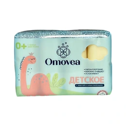 Туалетное мыло детское Omovea розовое, 4 шт*100 г - Сүрөт 1