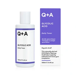 Тонер для лица с гликолевой кислотой Q+A Glycolic Acid Daily Toner, 100 мл - Сүрөт 1