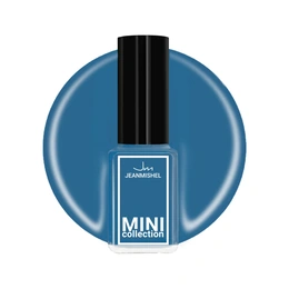 Лак для ногтей Jeanmishel Mini Collection, тон 326 (Neo Blue), 6 мл - Сүрөт 1