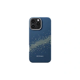 Чехол Pitaka Tactile Woven Case4 iPhone 16 Pro StarPeak (Milky way galaxy) - Сүрөт 1