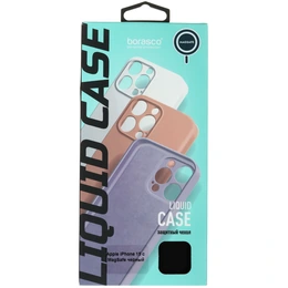 Накладка BoraSCO Silicone Case для Apple iPhone 15 черный - Сүрөт 5