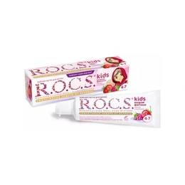 Зубная паста R.O.C.S. Kids ягодная фантазия малина и клубника - Сүрөт 1