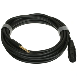 Кабель Ugreen XLR Male - jack 6.3 мм Female 5 м черный - Picture 1