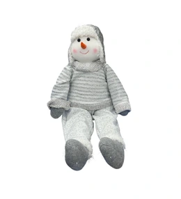 Новогодняя мягкая игрушка Снеговик, Дед Мороз - Сүрөт 2