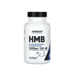 Аминокислоты Nutricost Performance HMB, 120 капсул  - Сүрөт 1