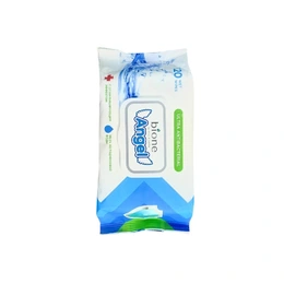 Влажные салфетки ANGEL BIONE ультра антибактериальные, 120 шт - Сүрөт 1