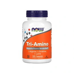 Добавка NOW Foods Tri-Amino, 120 капсул - Сүрөт 1