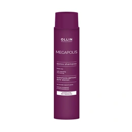 Шампунь-детокс на основе черного риса Ollin Megapolis Detox Shampoo Black Rice, 400 мл - Сүрөт 1
