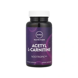 Добавка  MRM Nutrition, Acetyl L-Carnitine, 60 капсул - Сүрөт 1