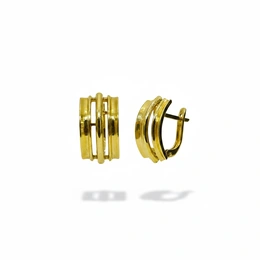 Серьги в желтом золоте 585, 5,15 грамм - Сүрөт 1