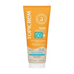 Увлажняющее солнцезащитное молочко Topicrem Sun Protect SPF50+, 200 мл - Сүрөт 1