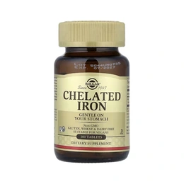 Добавка Solgar Chelated Iron, 100 таблеток - Сүрөт 1