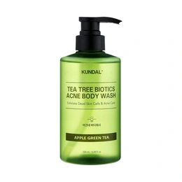 Гель для душа Kundal Tee Tree Bioticts Acne Body Wash Apple Green Tea 500 мл - Сүрөт 1