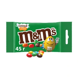 Драже M&M's соленый c арахисом, 45 г - Сүрөт 1