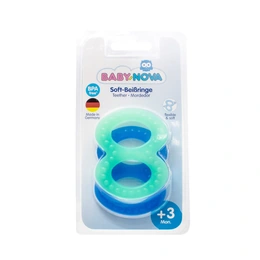 Детский прорезыватель Baby-Nova твердое, 2 шт - Сүрөт 1