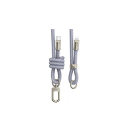 Кабель Hoco GH7 Elegant Series Adjustable Messenger lanyard Type-C to Lightning (Denim blue) - Сүрөт 2