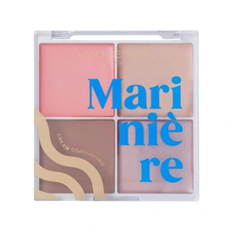 Пудровая палетка для скульптурирования лица le Visage Mariniere 01, Vivienne Sabo, 9 г - Сүрөт 1