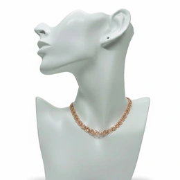 Цепь в красном золоте 585, вес 5,71 г, длина 50 см - Сүрөт 1