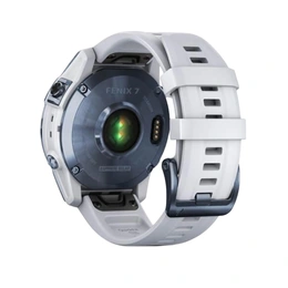 Смарт-часы Garmin Fenix 7 Solar Sapphire Titanium, голубо-белый ремешок - Сүрөт 2