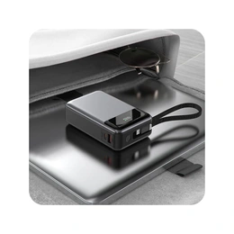 Power Bank ACEFAST M21 PD65W power bank with cable 20000mAh (Black) - Сүрөт 4