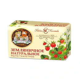 Мыло туалетное Невская Косметика земляничное, 180 г - Сүрөт 1