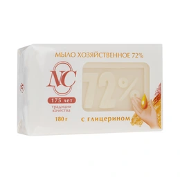 Хозяйственное мыло Невская Косметика с глицерином, 180 г - Сүрөт 1