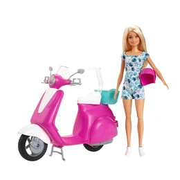 Набор игровой Barbie Блондинка на скутере - Сүрөт 5