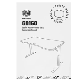 Стол компьютерный Cooler Master GD160 черно-фиолетовый - Сүрөт 5