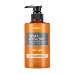 Гель для душа Kundal Honey Macadamia Pure Pink Grapefruit, 500 мл - Сүрөт 1