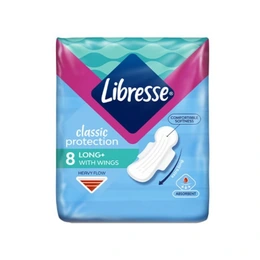 Гигиенические прокладки Libresse Classic Protection Long 8, шт  - Сүрөт 1