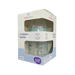 Бутылка для кормления BabyNova с ручками синяя, 150 мл - Сүрөт 1