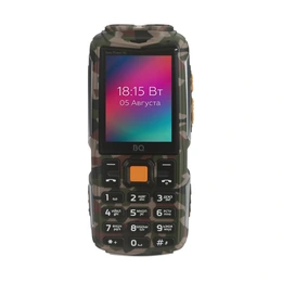 Мобильный телефон BQ 2410 L Tank Power, черный камуфляж - Сүрөт 1