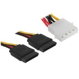 Переходник для накопителя Aceline Molex - 2x SATA - Сүрөт 2