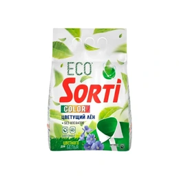 Стиральный порошок Sorti Color цветущий лен автомат, 4,3 кг - Сүрөт 1