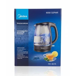Чайник электрический Midea MK-8015, темно-синий - Сүрөт 2