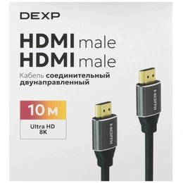 Кабель HDMI - HDMI DEXP 10 м черный - Сүрөт 3