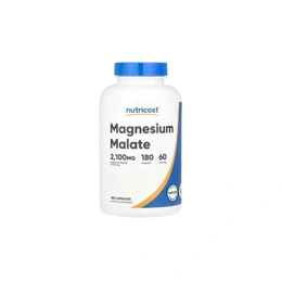 Малат магния Nutricost  Magnesium Malate 2100 мг, 180 капсул - Сүрөт 1